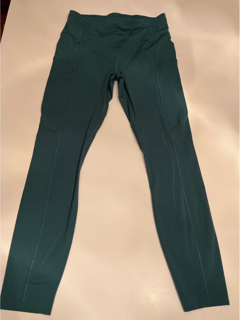 Lululemon women’s power thru leggings green size 6